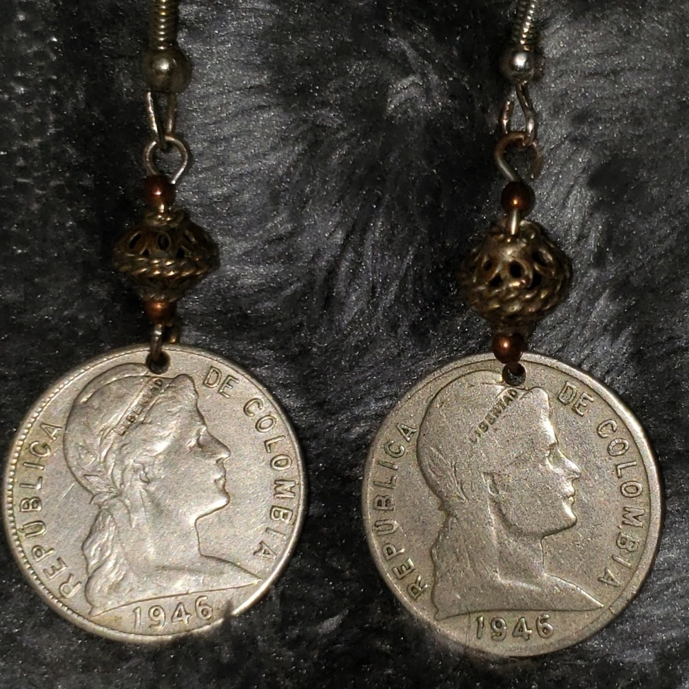 Vintage Coin earrings